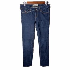 Hollister Women’s Blue Jeans W27 L33 5R Regular Classic Straight Denim Casual